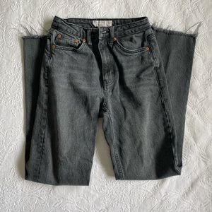 Topshop Straight Leg Jeans